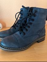 2x Damen Leder Stiefel Stiefeletten Boots Größe 38 5th Avenue NEU Thüringen - Schmalkalden Vorschau