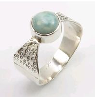 NEU eleganter, solider 925 Sterling Silber Ring, echter LARIMAR Leipzig - Dölitz-Dösen Vorschau