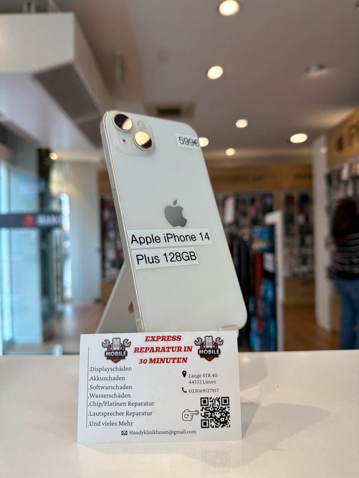 Apple iPhone 14 Plus 128GB (Gebraucht* 12 Monate Garantie) in Lünen