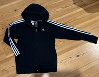 Adidas Kapuzen Sweatjacke schwarz Gr. 164 Hessen - Battenberg Vorschau