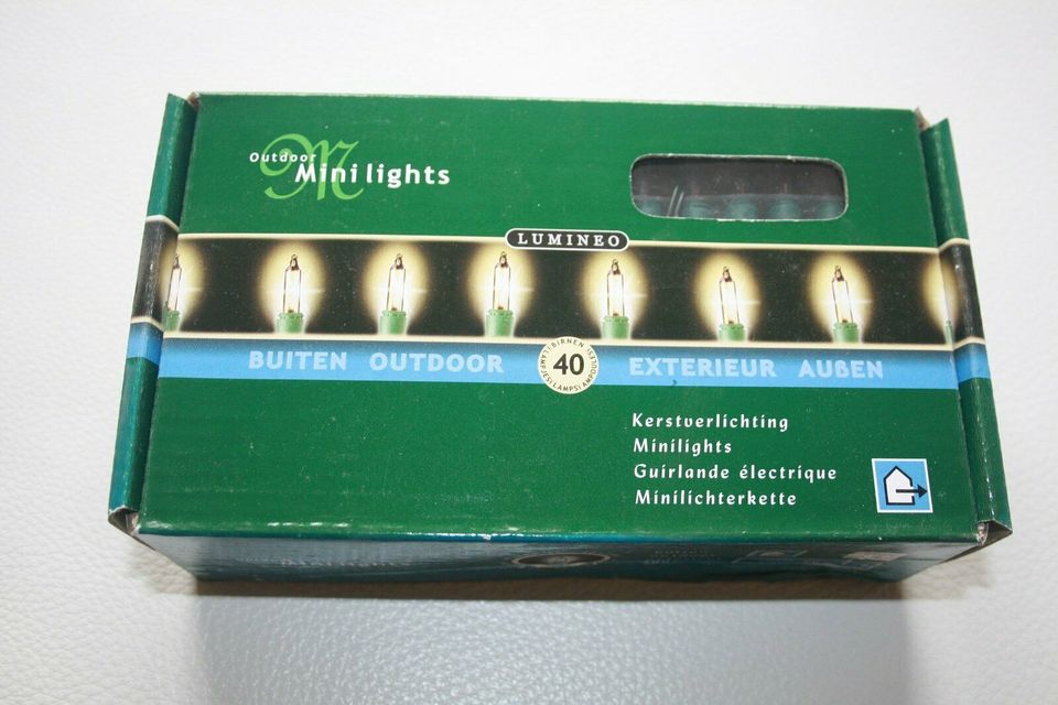 Mini-Lichterkette 40er warm-weiss/Weihnachten/Advent/XMAS/NEU! in Horgau