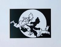 Tim und Struppi, Tintin Print aus Frankreich in Passepartout, #S Stuttgart - Vaihingen Vorschau