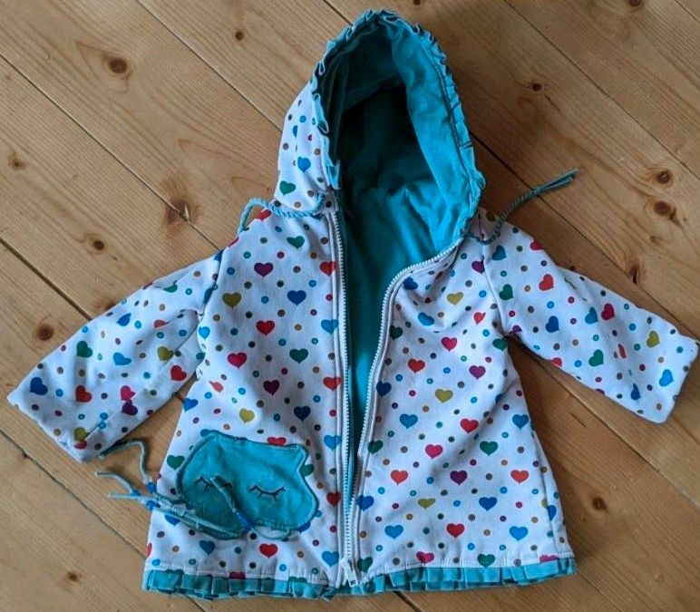 Niedliche Softshelljacke Handmade Regenwolke bunt in Dresden