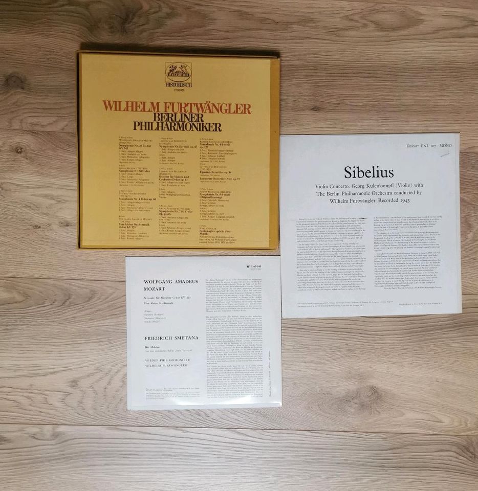 Wilhelm Furtwängler Set LP in Aurach