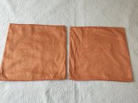 2 Kissenhüllen 39x41cm Orange mit Reißverschluss €2 beide Hessen - Bad Vilbel Vorschau
