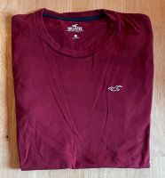 Hollister Basic T-Shirt weinrot neuwertig Hessen - Groß-Gerau Vorschau