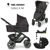 ABC-Design Salsa 4 Air - 4in1 Kinderwagen-Set - Ink - inkl. Babywanne + Sportsitz + Maxi-Cosi Pebble 360 Pro 2 + FamilyFix 360 Pro + XXL-Zubehörpaket - NEU Hessen - Fulda Vorschau