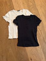 2x Tezenis Shirt Oberteil T-Shirt Basic schwarz weiß 98 104 Hessen - Otzberg Vorschau