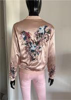 Satin Bomberjacke Valentino Stil 36 nude rose pailetten asos Düsseldorf - Heerdt Vorschau