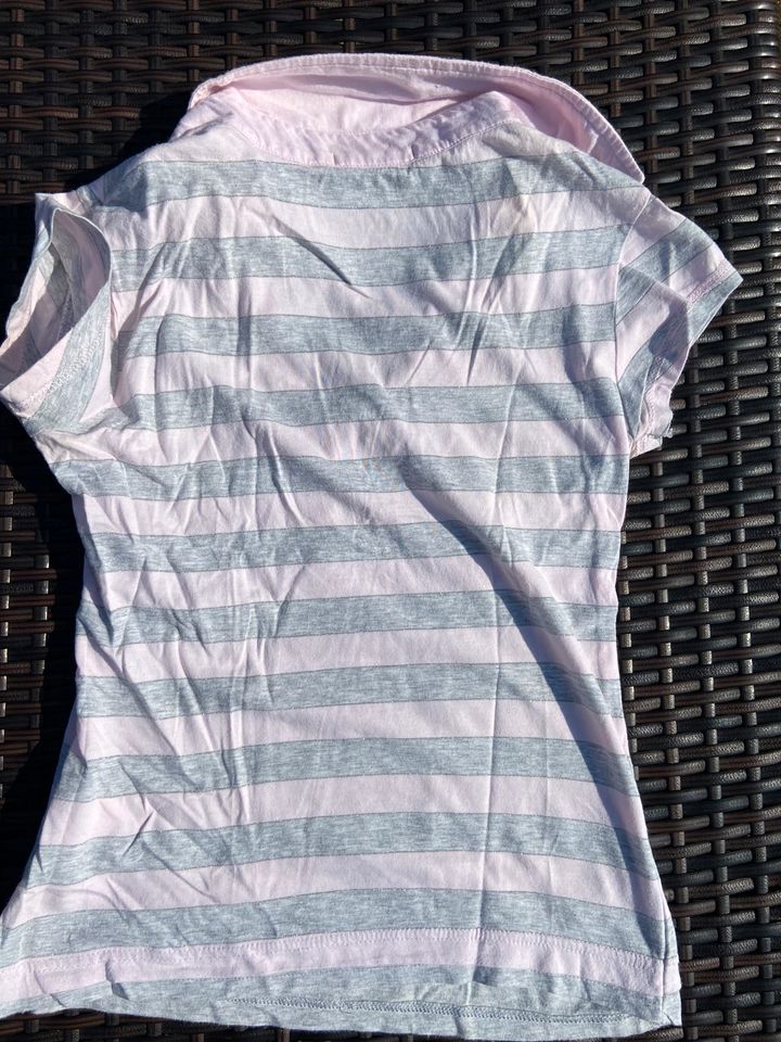 Fishbone Shirt Rosé grau XS in Haselbachtal