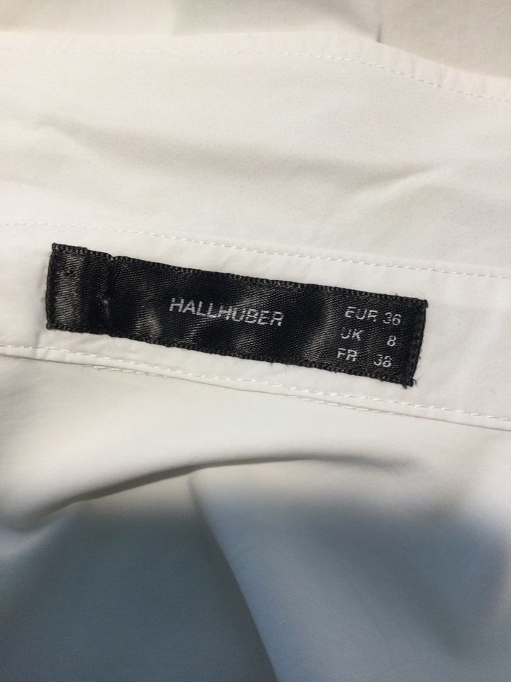 Hallhuber Bluse, Hemd, Longbluse, Weiß, Gr. 36 in Oberursel (Taunus)