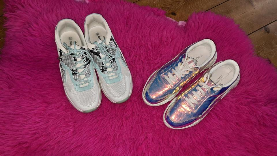 Sneaker Graceland Schlangen Optik Damen 42 Togoshi Gr. 41 Gold in Krefeld