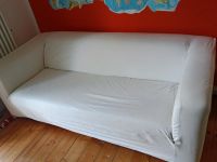 Sofa weiß mit Bezug Hessen - Kassel Vorschau