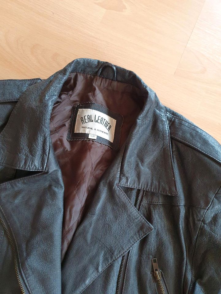 Lederjacke  Motorrad jacke echt Leder Gr 38 in Falkenberg Oberpf