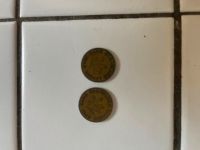 Sammlerstücke !! zwei 10 Pfennig Stücke von 1949 !! Hessen - Hainburg Vorschau