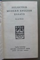 Selected Modern English Essays (1956) Münster (Westfalen) - Mauritz Vorschau