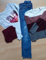 Glitzer-Set "weinrot" mit Pepe-Jeans, Größe 134/140 EU Mädchen Niedersachsen - Cremlingen Vorschau