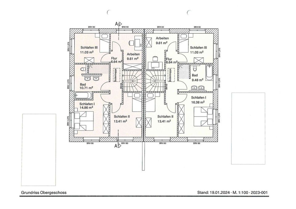 Hochwertige Neubau-Doppelhaushälfte (Haus 1) in ruhiger Wohnlage von Bakum. in Bakum