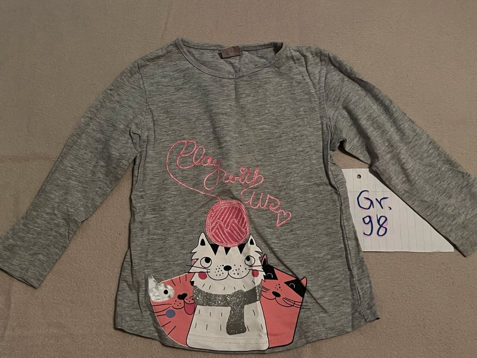 Langarm Shirt Katzen Größe 98 in Berlin