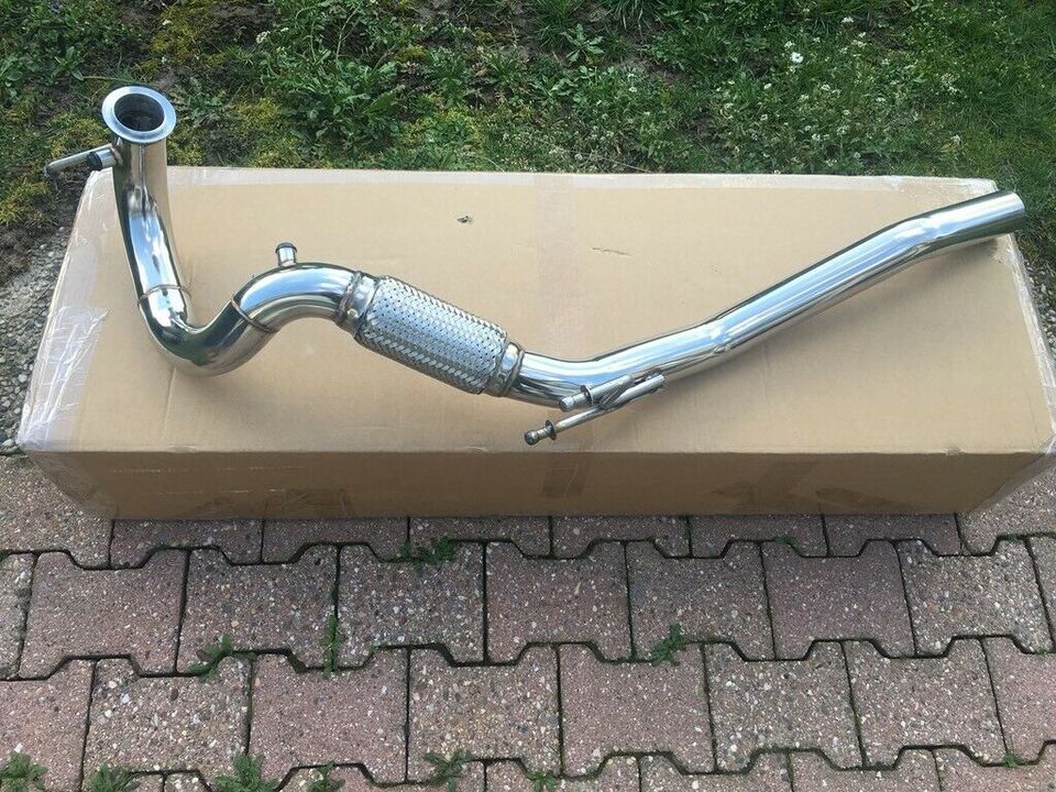 Katersatzrohr VW Golf 6 GTD 2,0 TDI Auspuff Downpipe Sportauspuff in Düren