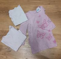 Set 3 T-Shirts langarm  Gr. 80 / Klamotten Mädchen Leipzig - Burghausen-Rückmarsdorf Vorschau