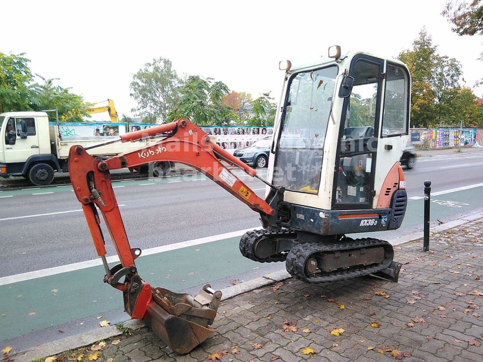 Kubota KX36-3 Minibagger excavator Hammerhydraulik 1,5t in Berlin