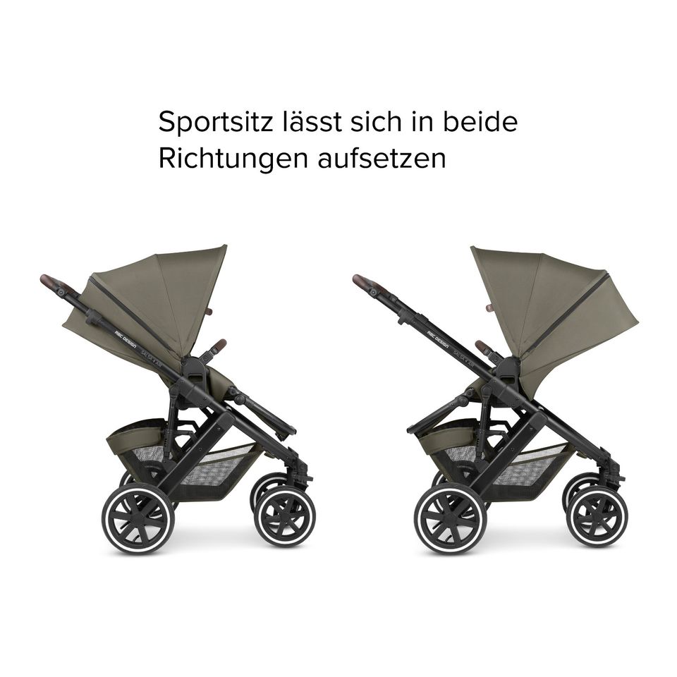 ABC-Design Salsa 4 Air - 3in1 Kinderwagen-Starter-Set - Wheat Pure Edition - inkl. Babywanne + Sportsitz + Babyschale Tulip + XXL-Zubehörpaket - NEU in Fulda