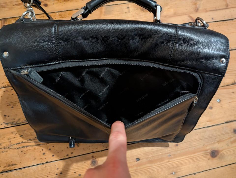 LEONHARD HEYDEN Umhängetasche Ledertasche Business Laptop in Forst
