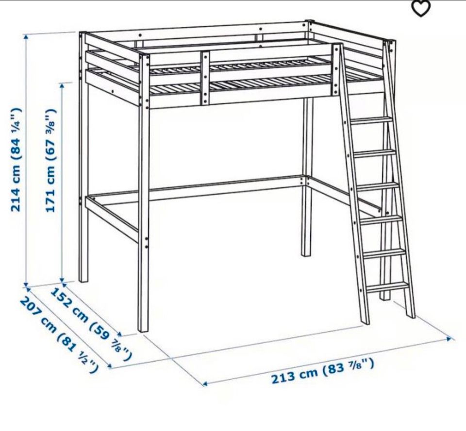 Hochbett von IKEA in Waiblingen