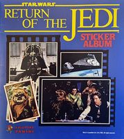 Teil gefülltes  Sticker  Album  Star Wars  Rückkehr der Jedi Ritt Saarland - Überherrn Vorschau