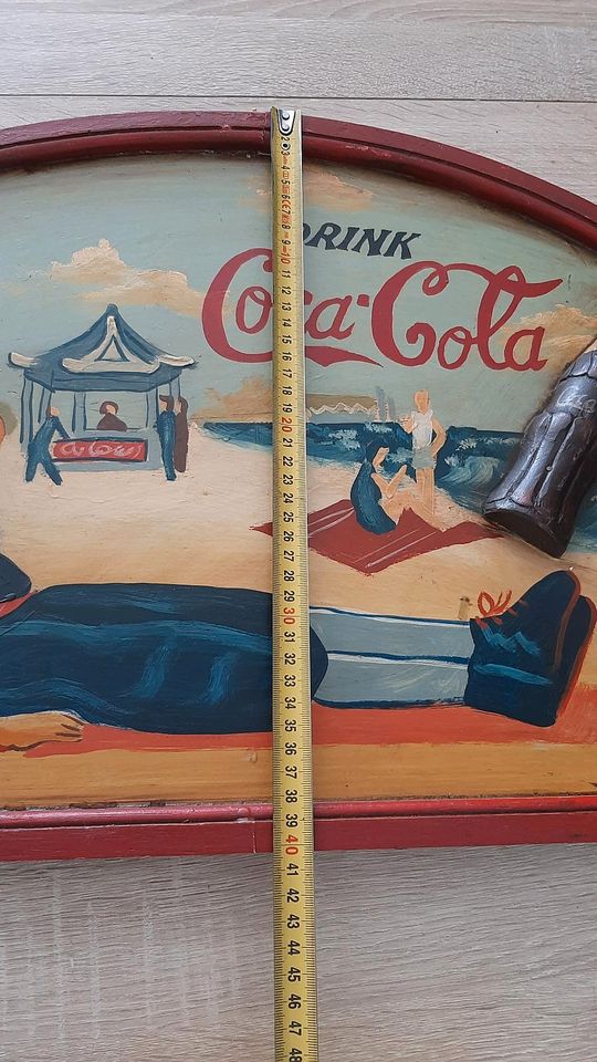 Vintage Deko Schild Coca-Cola,  Werbung 1960s antik Bilder in Feldkirchen