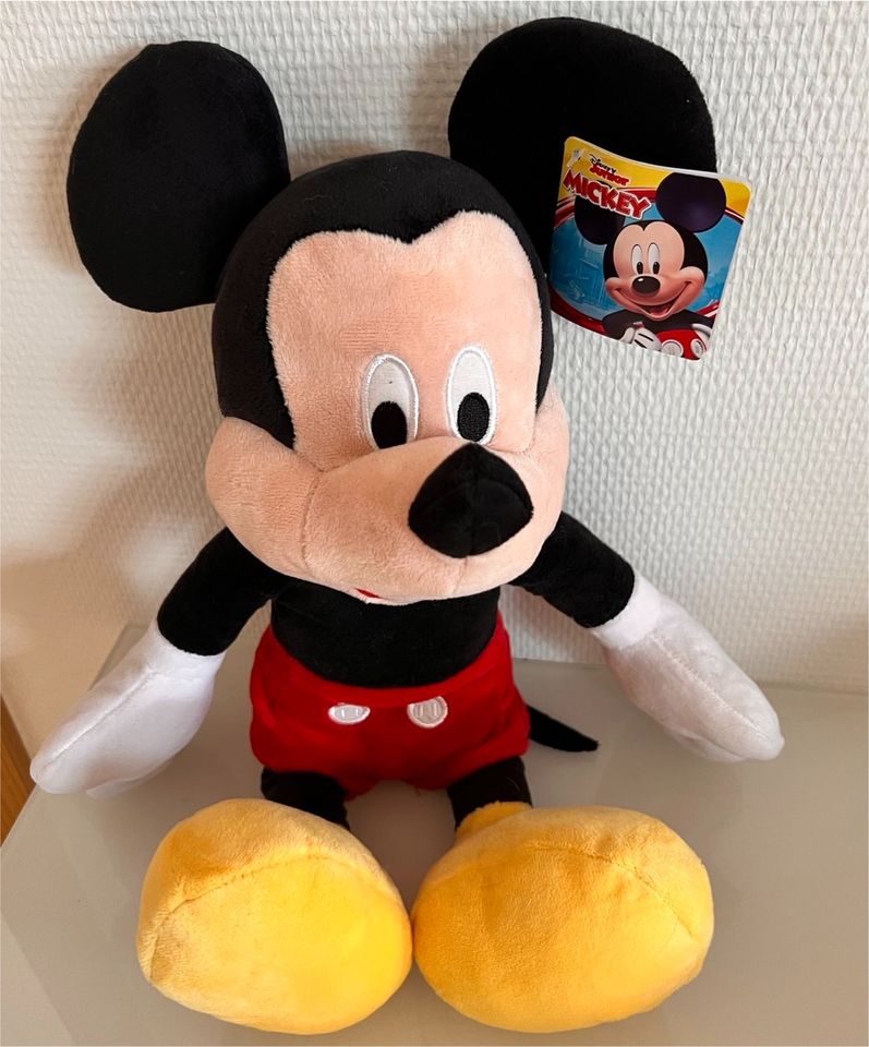 Neu Mickey Maus Plüsch Stofftier 30 cm in Schalksmühle