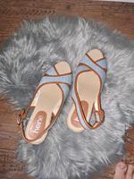 Heine Wedges Sandalen Gr.39 blau braun Bayern - Berg bei Neumarkt i.d.Opf. Vorschau