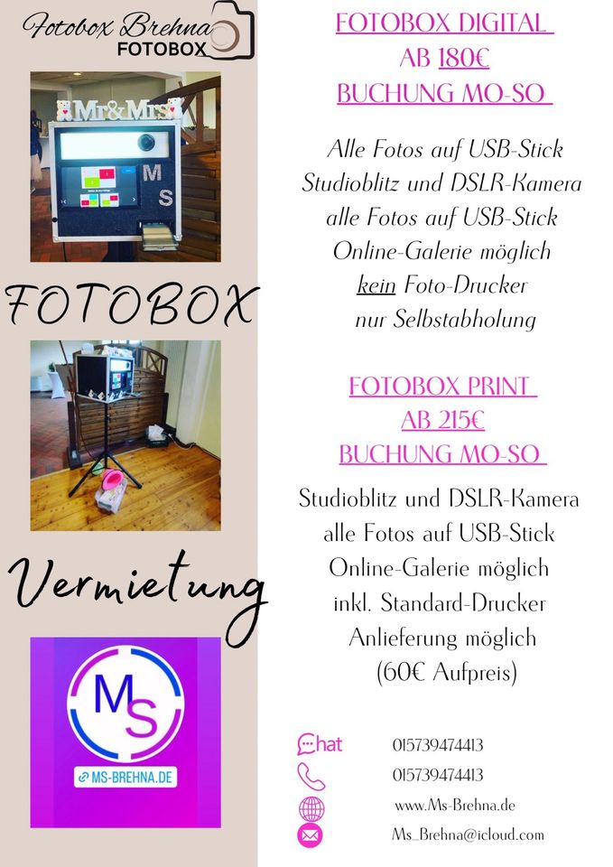 Fotobox Brehna in Brehna