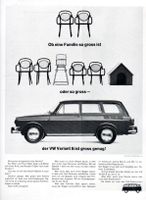 VW Variant S  originale Poster -Werbeanzeige Reklame 1963 Deko Baden-Württemberg - Schopfheim Vorschau