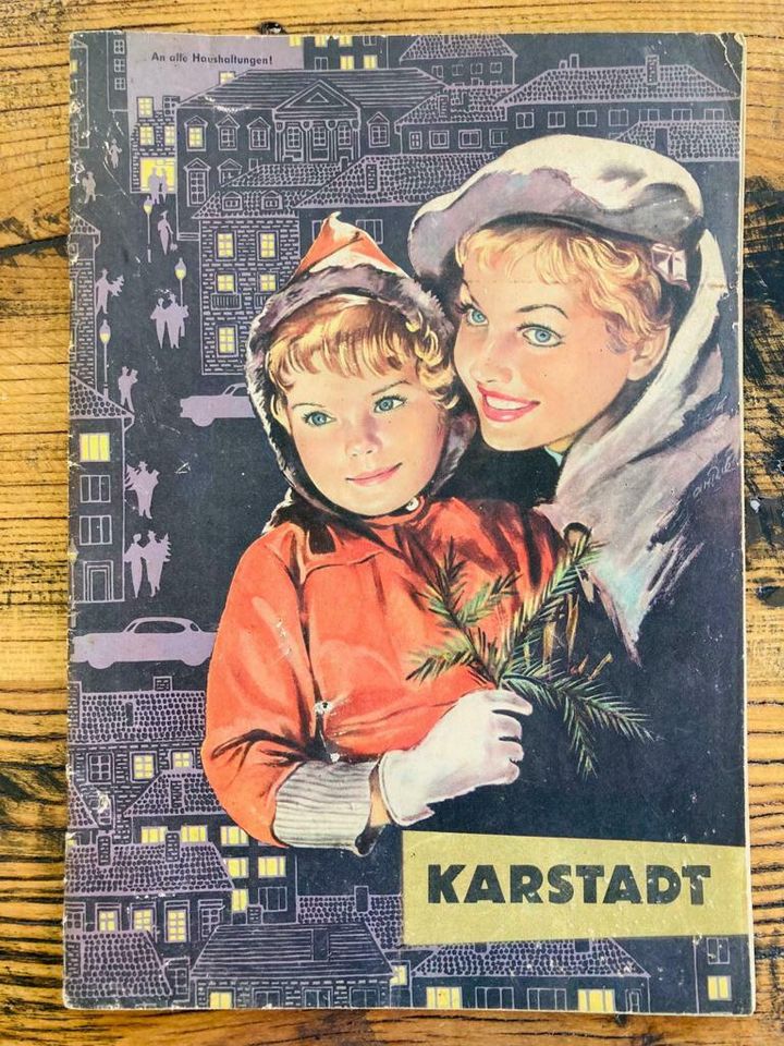 Karstadt Werbeprospekt aus dem Jahr 1956, 16 Seiten in Preetz
