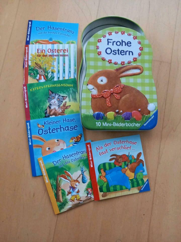 Osterbox mit 6 Mini-Büchern (wie Pixi-Buch)wie neu, Ostergeschenk in Radeberg