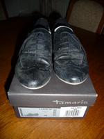 *TAMARIS / Schnürschuhe / Budapester / schwarz-anthrazit / 38-39* Hessen - Bad Soden-Salmünster Vorschau