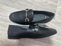 MANGO- Leder Mokassins, Schuhe, schwarz, neu Sachsen - Freiberg Vorschau