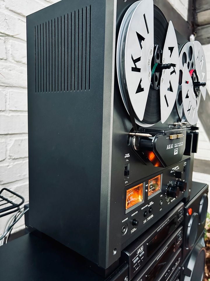 Akai GX-215D Tonbandgerät Stereo Schwarz Black Tonband GX 215 in Bockenem