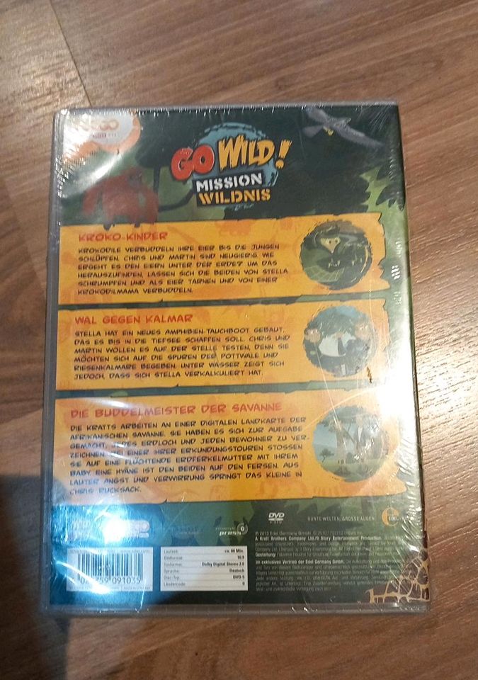 DVD Go wild!Mission Wildnis Folge 1 Kroko-Kinder in Brachttal