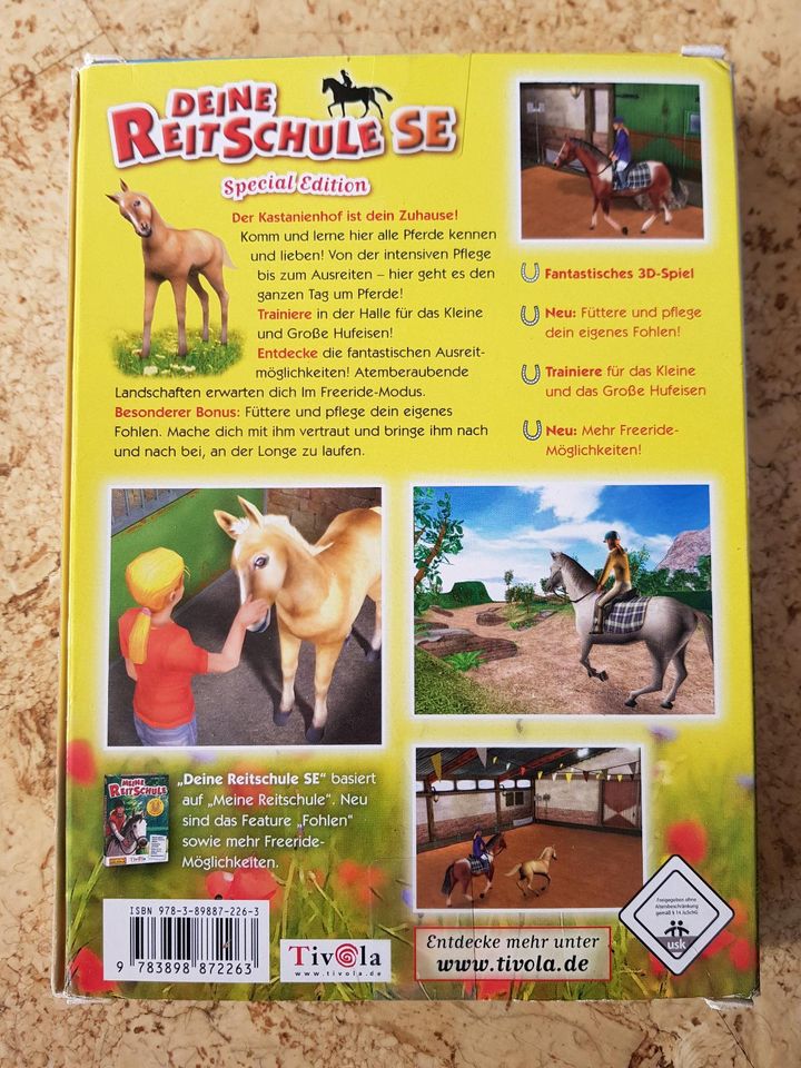 Computerspiel PC CD-Rom Deine Reitschule SE Pferd Fohlen Reiten in Diekholzen