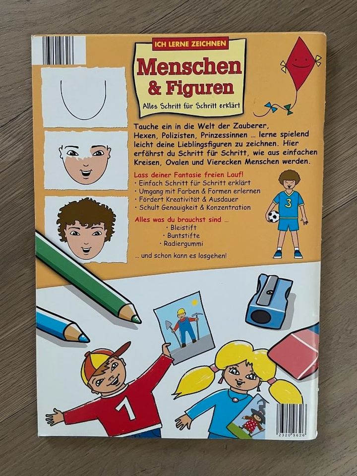 Malbuch Ich lerne zeichnen Menschen & Figuren Schritt für Schritt in Linsengericht