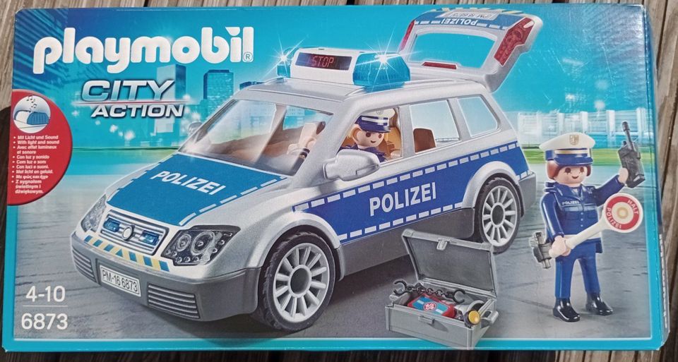 PLAYMOBIL City Action 6873 Polizei-Einsatzwagen Polizeiauto in Leipzig