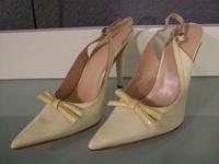 ♥♥ Pumps Sling High Heels Gr.38 crème/beige ♥♥ Hessen - Schlüchtern Vorschau