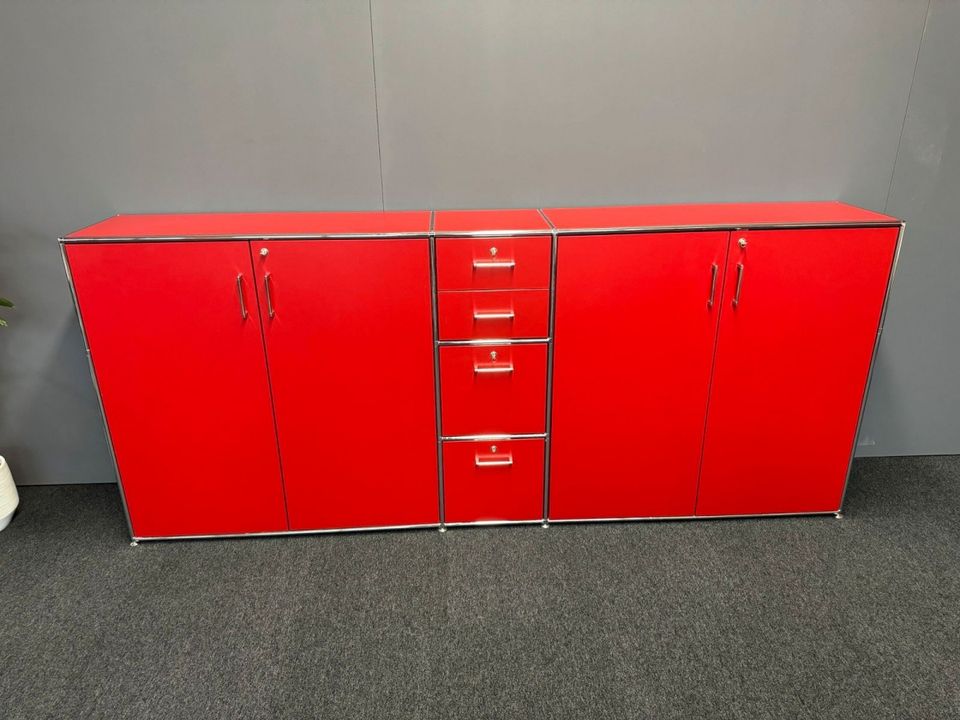 Bosse modul space Sideboard / Aktenschrank B280 x 3OH rot KK11013 in Rot am See