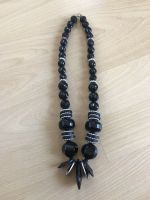 Modeschmuck Kette schwarz silber Jett Perlen Hessen - Offenbach Vorschau