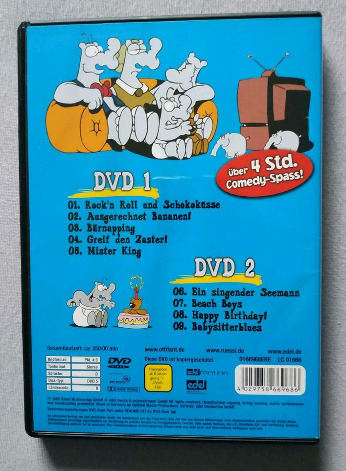 Otto's Ottifanten - Die Cartoon Serie aus dem TV! [2 DVD´s] in Schondorf am Ammersee