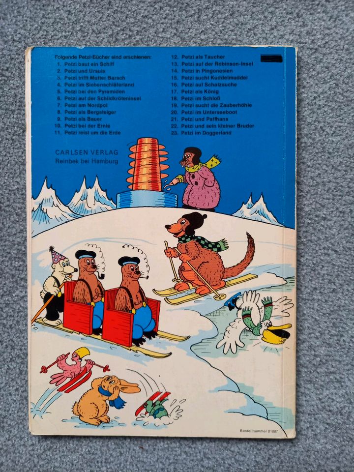 Petzi am Nordpol, Buch von 1973 in Witten