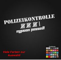 Polizeikontrolle Fun Sticker Autoaufkleber Schocker Münster (Westfalen) - Wolbeck Vorschau